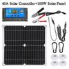 25W kit de painel solar 10A-100A carregador de bateria com controle adequado para caravana ao ar livre