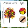 Arreglos de Flores Artificiales de Gloria de la Mañana de Venta Caliente Transfronterizos para Jardines, Decoraciones de Flores Artificiales de Flor Trompeta para Bodas, Fotografía al Aire Libre, Flores Falsas