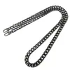 Cadena de Aluminio Pulido de Cuatro Caras 1m / 1.2m Producto Terminado con Hebilla para Reemplazo de Bolso Correa de Hombro Cadena para Bolso de Axila de Mahjong Venta al por Mayor