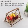 Productos tejidos de bambú recogedor pequeño tejido de bambú frutero cesta de bambú de doble capa plato de bambú para ceremonia del té plato de fruta cesta de té productos de bambú hechos a mano