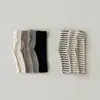 INS Primavera e Outono Baby's Pit Leggings Elásticas Calças Slim-Fit Listradas Simples para Homens e Mulheres para Bebês