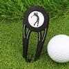 Accesorios de golf transfronterizos Tenedor Fruit Ridge multifuncional creativo de metal Marcador de bola Mark en stock