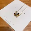 Elegante Coreano Versátil Cadena de Cintura Pequeña Completamente Incrustada con Diamantes para Mujer Cadena Clavicular Cilíndrica Estilo Celebridad de Internet TikTok Little Red Book
