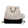 Bolso de cubo de cadena con patrón de diamantes versátil de nicho de moda retro coreana 2026 nuevo modelo bolso de hombro cruzado de alta gama