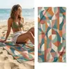 Toalha de banho popular de comércio exterior transfronteiriço, absorvente, portátil, secagem rápida, toalha de praia, toalha esportiva de verão para piscina, yoga ao ar livre