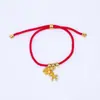 Pulsera de Hilo Rojo Ajustable Unisex 2026 Año del Caballo para el Año de Nacimiento, Joyería Tejida que Atrae la Riqueza, Al por Mayor en Stock