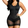 Modelador feminino estilo europeu e americano com compressão diagonal, afunilamento da cintura, controle da barriga e recursos de levantamento do bumbum