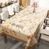 Mantel Estilo Chino, Nuevo Estilo Chino, Impermeable, Resistente al Aceite, Lavable, Mantel Rectangular para Mesa de Comedor, Lujo Ligero, Sensación de Alta Gama, Mantel Modelo Nuevo 2026