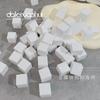 Bloco de lixa de manicure em degradê Esponja de maquiagem Rede Vermelha Novo blush florido mini quadrado 20 peças com armazenamento