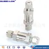Suministro de válvula de retención de gas CV de alta calidad, válvula de retención con férula de 8 mm, acero inoxidable