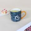 Taza de cerámica pintada a mano estilo japonés Naruto taza para beber para el hogar para niña oficina pareja taza de café con tapa