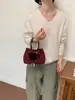 Nuevo bolso Boston retro de gamuza 2026, bolso de hombro mini para mujer, bolso cruzado, diseño único, bolso tipo cubo de mano
