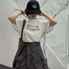 Camiseta de Manga Corta con Graffiti de Letras Estilo Coreano para Mujer Verano 2026 Nuevo Cómodo Retro Japonés Algodón Puro Estilo Perezoso Top