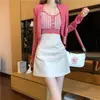 Falda Bodycon Irregular Diseño de Diosa Sentido Plisada Falda de Un Paso Cintura Alta Línea A Media Falda Ropa Exterior Ins Falda Corta