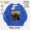 Sudadera Delta Action con Cuello Redondo para Niños con Estampado de Rosa Dorada, Temática de Ratón y Rata, Conjunto de Pantalones de Chándal Otoño/Invierno