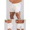 2025 Pantalones Cortos de Fitness Transfronterizos para Hombre Correr Entrenamiento Físico Secado Rápido Bañador de Natación de Tres Puntos con Lazo