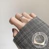 Anillo de Corazón con Lazo Nuevo Estilo Coreano Dulce y Elegante para Mujer, Moda Vintage, Artesanía Exquisita, Anillo Abierto Elegante