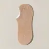 Calcetines de Verano Cortos para Mujer con Silicona Antideslizante en el Talón que no se Caen, Transpirables, de Color Sólido, Boca Ligera, Calcetines Invisible Absorbentes de Sudor para Mujer