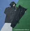 Traje de Otoño e Invierno 2025 Nuevo Pantalones de Seda Helada de Secado Rápido Chaqueta Deportiva Casual con Cremallera y Capucha Ropa de Protección Solar para Hombres y Mujeres Tendencia