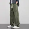 Pantalones de verano para hombre, pantalones casuales de primavera, nuevo estilo 2026, ropa de trabajo, corte holgado, cintura elástica, corte recto, estilo fino de verano