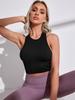 Chaleco Deportivo Casual de Alta Intensidad, Chaleco para Correr, Sujetador Deportivo Adelgazante que se Puede Usar por Fuera, Chaleco de Yoga para Mujer