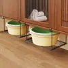 Colgador de Zapatos para la Parte Inferior de la Cama del Dormitorio Estudiante Estante de Almacenamiento de Zapatos para la Parte Inferior de la Cama Gancho Colgante Artefacto Estante de Zapatos para la Litera Inferior del Dormitorio