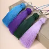 Borla de Seda de Hielo Corta y Gruesa de 10 cm Colgante Exquisito para Coche Colgante de Ventilador Linterna Marcador de Libros Decoración de Escritorio Fabricante Venta al por Mayor