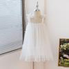 Falda Slip de Lentejuelas para Niña Verano Delgada 2024 Nuevo Estilo Vestido de Princesa con Lazo para Niños de 3-6 Años Vístete con Estilo