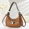 Bolsa de Ombro da Moda e Estilosa, Bolsa Simples e Elegante de Ombro Único Transversal para Mulheres, Pequena Bolsa de Estilo Francês para Mulheres, Novo Modelo 2025
