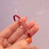 Pulseira de Cristal de Morango Natural Tecida à Mão para Mulheres, Pulseira para Melhor Amiga Estilo Ins, Joia de Celebridade da Internet, Pulseira de Casal, Fecho Seguro
