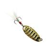Folha nua de lantejoula vibratória plana isca boca de cavalo bass inclinado micro metal isca artificial água doce atacado fábrica