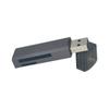 Lector de tarjetas 3.0 USB 3.0 montado en el vehículo dos en uno Lector de tarjetas multifunción de alta velocidad Tarjeta TF Tarjeta SD Computadora móvil