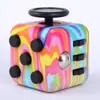 Fidget Cube Cubo Mágico de Descompressão Novo Estranho Brinquedo de Descompressão Seis Lados Cubo Mágico de Alívio de Estresse Brinquedo de Alça Impressão de Logo