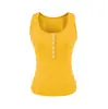 Atacado de Roupas Femininas Transfronteiriças Estilo Europeu e Americano Moda Nova Primavera 2026 Versátil Cor Sólida Slim Fit Colete Sem Mangas