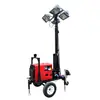 Sistema de Iluminación Móvil Montado en Remolque con un Radio de Iluminación Largo, Cabezal de Luz Ajustable en Múltiples Ángulos y Vehículo de Iluminación con Elevador Móvil