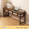 Escritorio de computadora, mesa larga, mesa de pared estrecha, mesa de dormitorio para el hogar, mesa de estudio, mesa rectangular, mesa de oficina sencilla