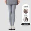 Leggings de cintura alta para mujeres altas, adecuados para usar al aire libre en otoño e invierno, con control de abdomen y características de levantamiento de glúteos, pantalones cálidos de algodón, mallas nuevas con pie