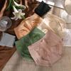 [Paquete Individual] Versión de Calidad de Ropa Interior Sin Costuras para Mujer Algodón Puro con Grafeno en la Entrepierna Cintura Media-Alta Braguita de Encaje Sin Costuras para Chica