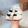 Zapatos de Salón Individuales para Niñas Zapatos de Cuero para Niños 2025 Suela Blanda Primavera y Otoño Nuevos Mocasines de Moda Sandalias de Pequeña Princesa para Niñas