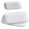 Phnom Penh Plato Cerámico para Toallas Plato para Jabón Blanco Puro Ovalado Rectangular Soporte para Toallas Hogar Toallitas Húmedas Paño de Cocina Plato