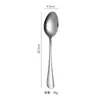 Colher de Aço Inoxidável 304 de Grau Alimentício com Cabo Longo, Colher Pequena Especial para Comida Seca e Sopa, Colher de Jantar para Crianças, Colher de Sopa Doméstica