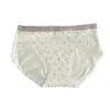 10A Calzones de Algodón Puro con Estampado Floral para Mujer Estilo Retro Japonés 100% Algodón Antibacterianos Refuerzo Extendido Ajustados al Cuerpo Amigables con la Piel Calzones para Mujer