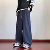 Pantalones casuales Dopamine de softshell para exteriores para parejas, corte recto, adelgazantes, versátiles, marca de moda otoño, elegantes pantalones de retazos