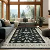 Alfombrillas de suelo estilo bohemio, alfombras de área grande para salas de estar y dormitorios, y alfombras de habitación de varios tamaños para uso doméstico