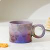 Taza de cerámica rosa de estilo coreano ins de alta apariencia con tapa cuchara corazón de niña hogar desayuno avena agua Taza