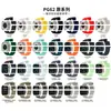 Adequado para Pulseira de Silicone com Fivela Dupla Oceano da 11ª Geração da Apple, Pulseira Apple Watch Ultra3 de Estilo Oficial