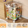 Caja de Almacenamiento Transparente para Juguetes, Organizador de Snacks, Cesta de Plástico para Ropa, Cubo de Almacenamiento, Cubo de Almacenamiento para Juguetes Infantiles