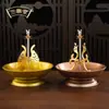 Soporte para espiral de incienso de sándalo, porta incienso para templo de uso doméstico, soporte para espiral de incienso de sándalo, porta incienso de áloe, bandeja para incienso repelente de mosquitos