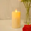 Luz de Vela Acrílica Simulada LED Concerto de Velas de Casamento Roteiro-Matando Adereços Decoração de Atmosfera Velas Adereços