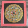 Mandala Pintado a Mano Tibetano Nepalí Dorado Caliente Tamaño 26*26 Núcleo de Tarjeta